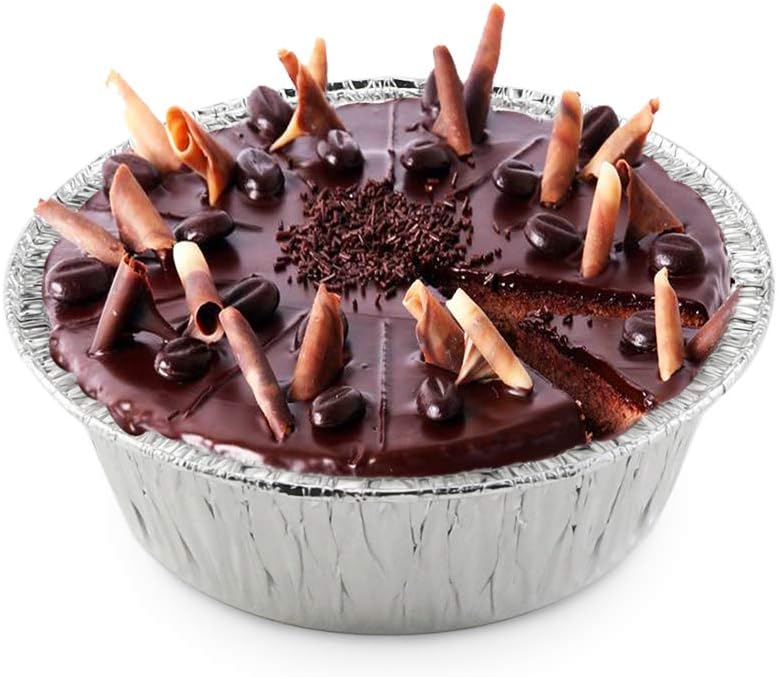 Oopsu 100 Pack 4" Round Tart Pie Foil Pans - Disposable Aluminum Foil Tart & Pie Tins for Baking, Cooking, Storage or Reheating - Image 3