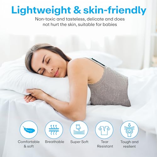 Prime Pick Comfort Stay Bed Sheet Set Cotton Disposable Fitted Bedsheet with Quilt Cover and Pillowcase 250 TC Travel Hotel Hospital Use White 4 Piece Set - Image 5