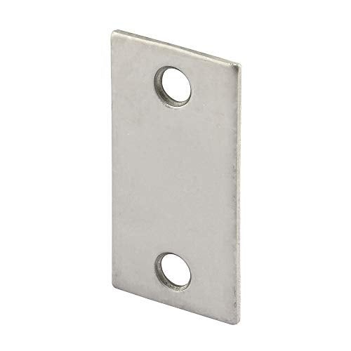 Defender Security Prime-Line U 10678 Steel Door Edge Hole Filler Plate, 1-1/8 In. by 2-1/4 In. , Stainless Finish (Single Pack) - Image 1