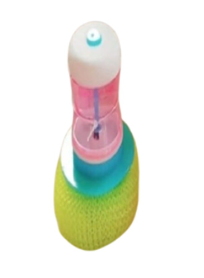 Dish scrubber with soap dispenser 1 Piece - Image 1