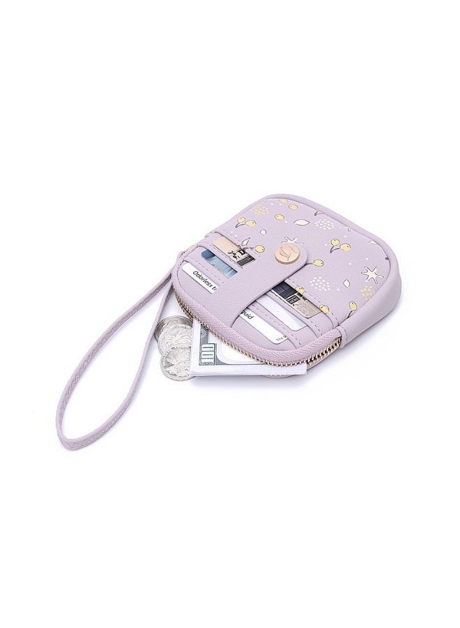 Prettyzys Compact Zipper Wallet with Wrist Strap – Mini Card & Coin Purse for Everyday Essentials - Image 4