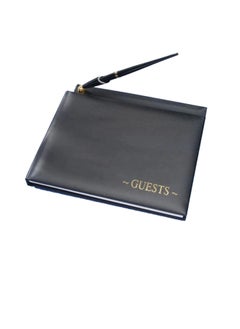 Guest Book Set Black with Gold Print - pzsku/Z7C3FD52E9467BF7E7C82Z/45/_/1650028246/7f6ddeef-8bec-4b35-aa32-42d0a6e1bbdd