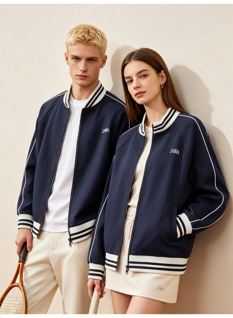 زارا ZARA men's and women's baseball uniform jackets - Image 2