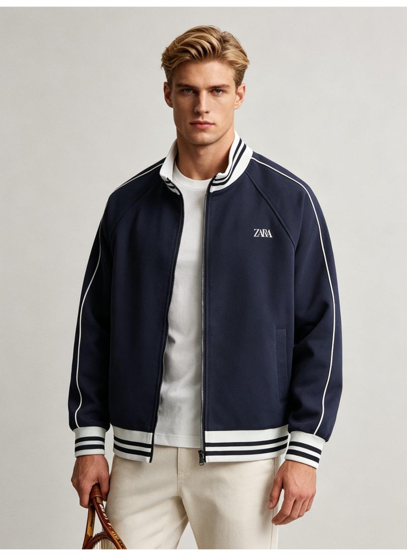 زارا ZARA men's and women's baseball uniform jackets - Image 5