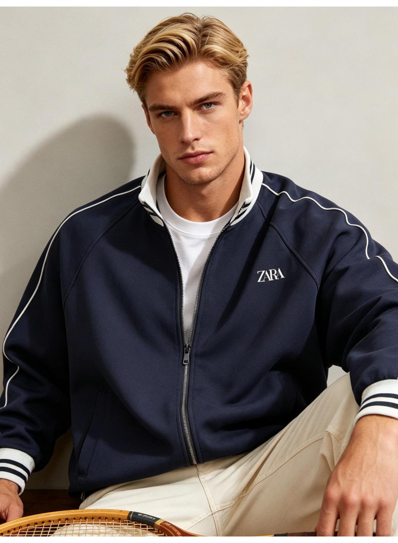 زارا ZARA men's and women's baseball uniform jackets - Image 1
