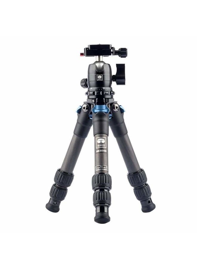 sirui Am2-Series Am-223 Profilegs Carbon Fiber Mini Tripod With B-00K Ball Head (Black) - Image 1