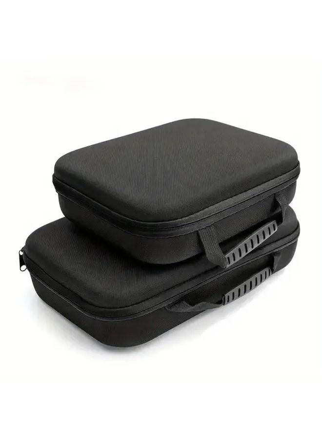 Large Capacity Heavy Duty Multi Tool Organizer Case With Layered Compartments Black - Image 2