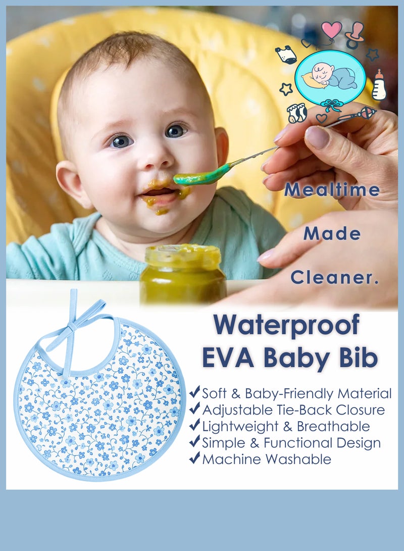 Premium 8 Piece Baby Feeding Gift Set Newborn Essentials with 250ml Feeding Bottle Silicone Nipple Pacifier Bottle Brushes Bib Liquid Dropper Soft Loofah and 3-Layer Milk Powder Dispenser Perfect Baby Shower Gift Christening for Boys and Girls - Image 3
