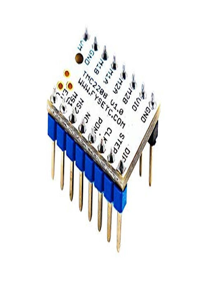 TESSERACT TMC2208 V2.0 3D Printer Stepper Motor Driver I Module with HeatSink Screwdriver for 3D Printer Controller Mother Boards Reprap Ramps1.4 MKS Prusa i3 Ender-3 Pro (Qty: 1 Piece, with heatsink) - Image 3