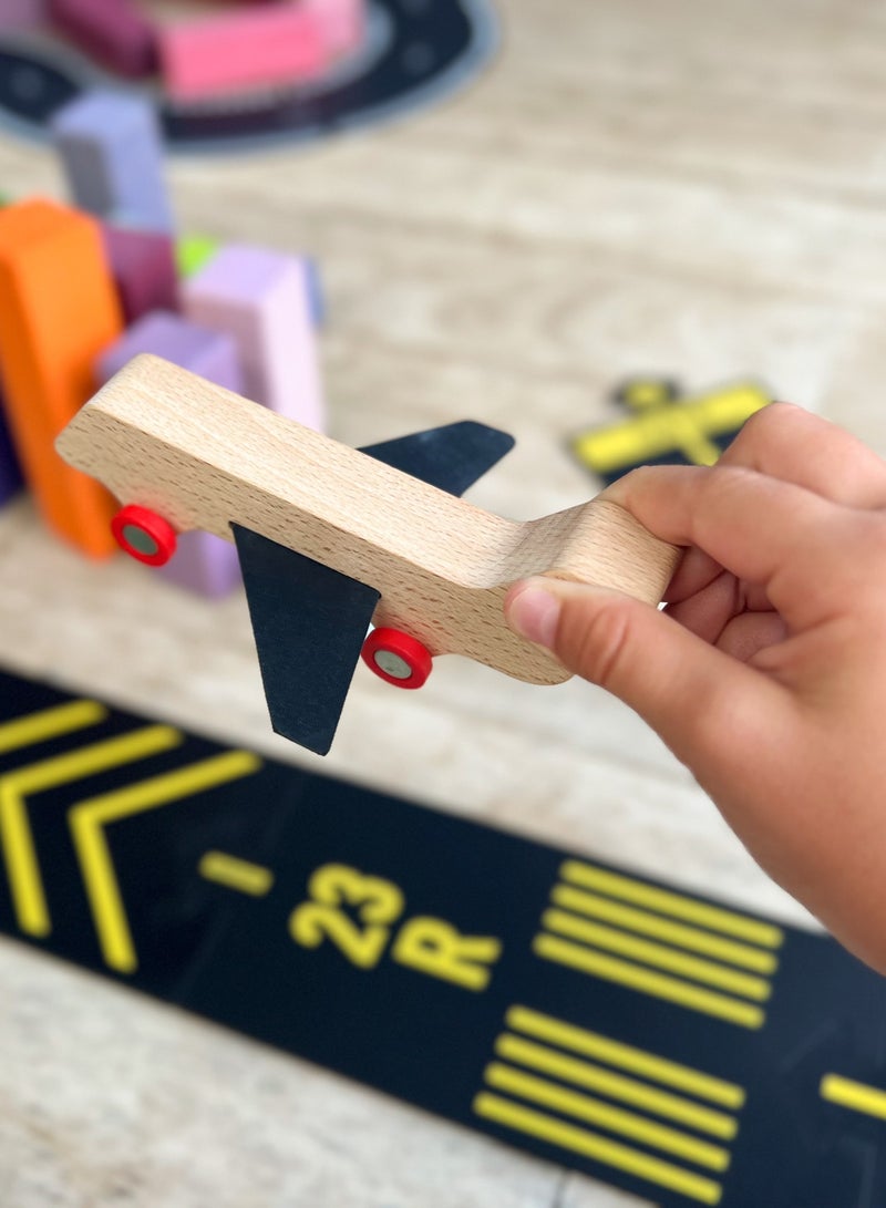 Waytoplay Flyer Wooden Airplane - Image 4