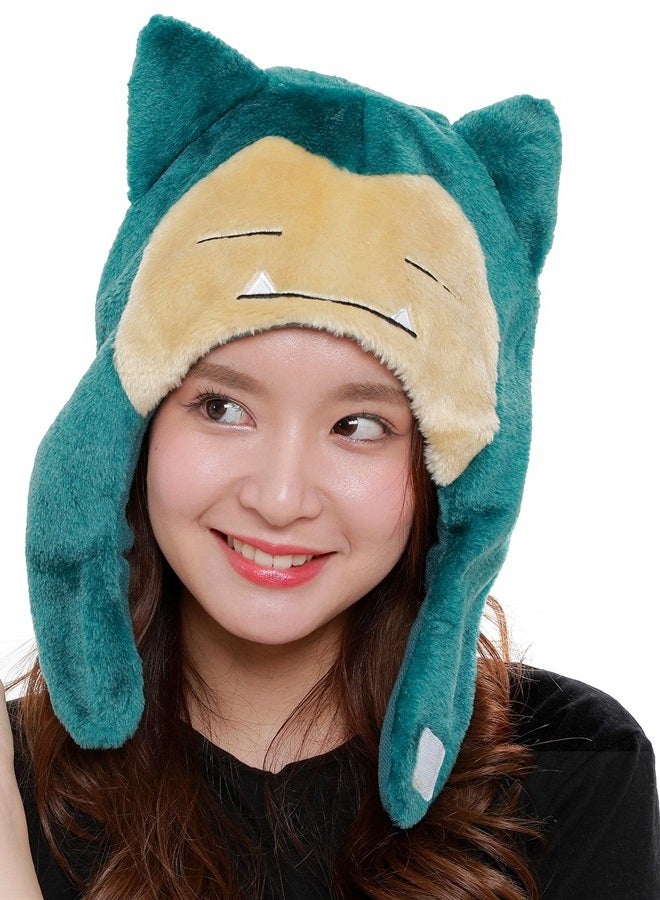 SAZAC Kigurumi Hat - Pokemon - Snorlax - Cozy Costume Beanie Cap - Adult Size