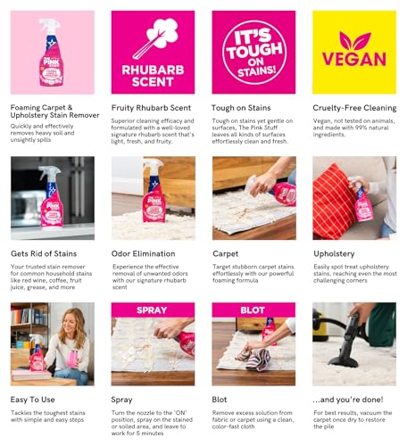THE PINK STUFF Stardrops - The Pink Stuff - The Miracle Foaming Carpet & Upholstery Stain Remover - Image 5