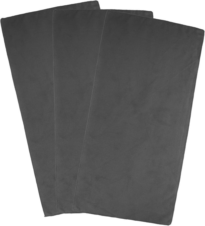 Dual-Sided Absorbent Car Drying Towels 3pcs Pack 30x60cm Microfiber Cleaning Cloths for Car Wash and Hair Quick-Dry Household Use - Image 1