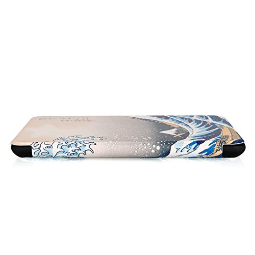 MOCA Compatible Smart Flip Cover case for 2018 All Kindle Paperwhite 10 10th th Generation 2018 Release Flip Cover case (The Great Wave) - Image 5