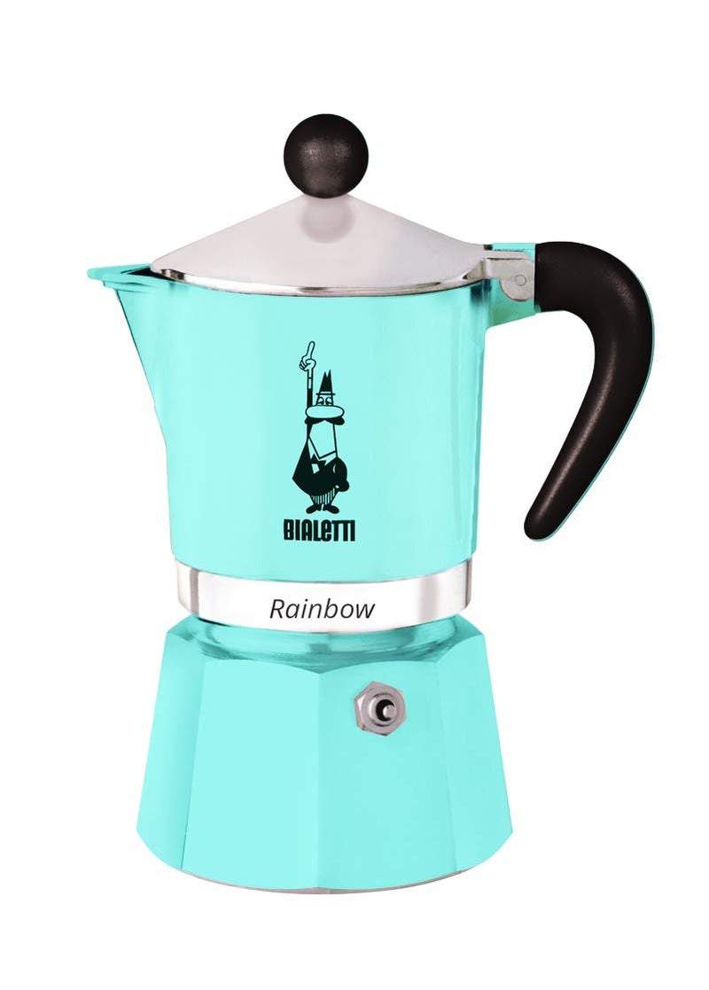 BIALeTTI 5043 Rainbow Espresso Maker, Light Blue - Image 4