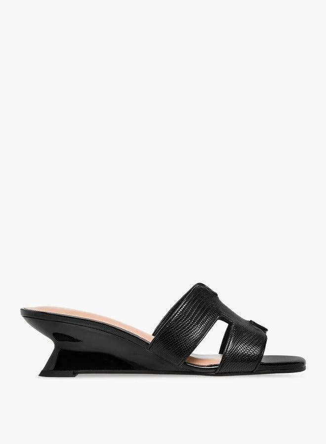 سيليست صنادل نسائية سهلة الارتداء بكعب إسفيني وفتحات