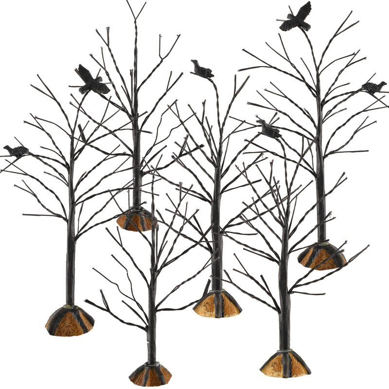 Ysleen 6 Pieces Mini Decor Trees Miniature Artificial Model Displays Trees for Holiday Village House Garden Festival Decorations 3 Sizes