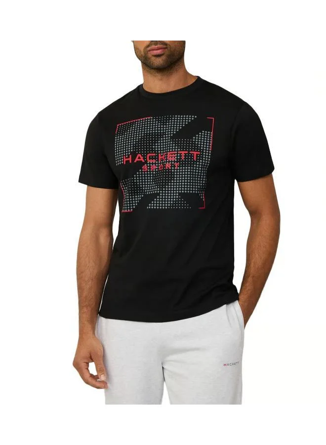 Black Graphic Regular Fit T-Shirt
