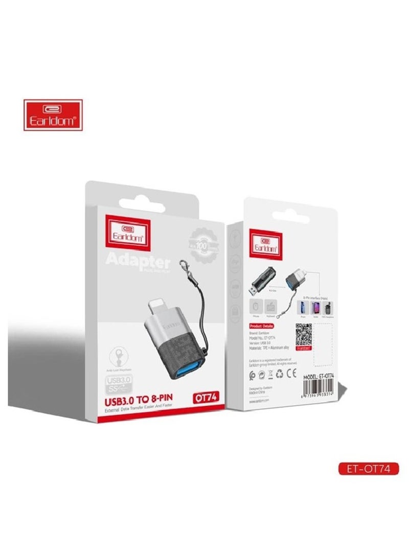 Earldom USB3.0 OTG Converter OT74 is a useful and efficient device that allows you to connect USB 3.0 devices to your phones and tablets.  - Image 5