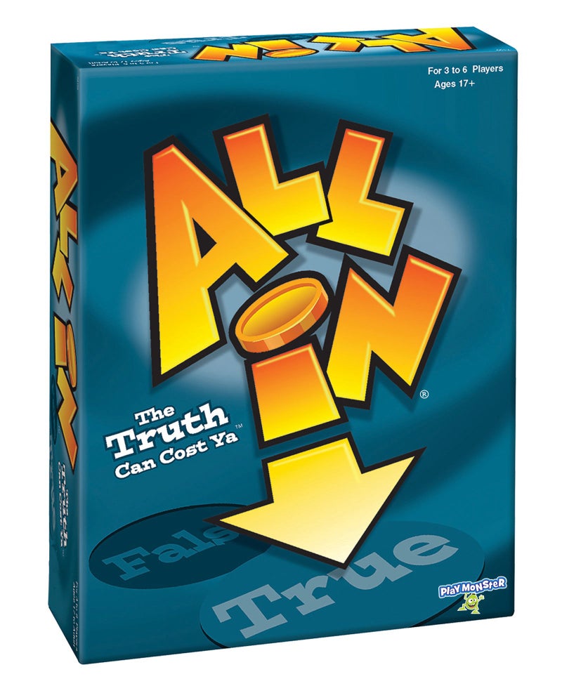 PlayMonster All In - True or False Party Game - Adult Group Board Game, Includes 600 Questions - For Ages 17 Plus - Image 1