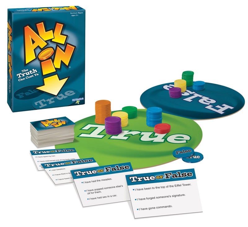 PlayMonster All In - True or False Party Game - Adult Group Board Game, Includes 600 Questions - For Ages 17 Plus - Image 2
