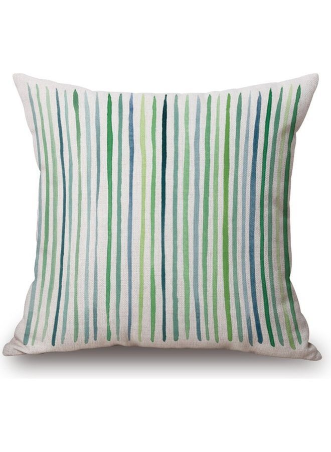 نيبمينينت غطاء وسادة مطبوع أبيض/أزرق/أخضر 45x45سم