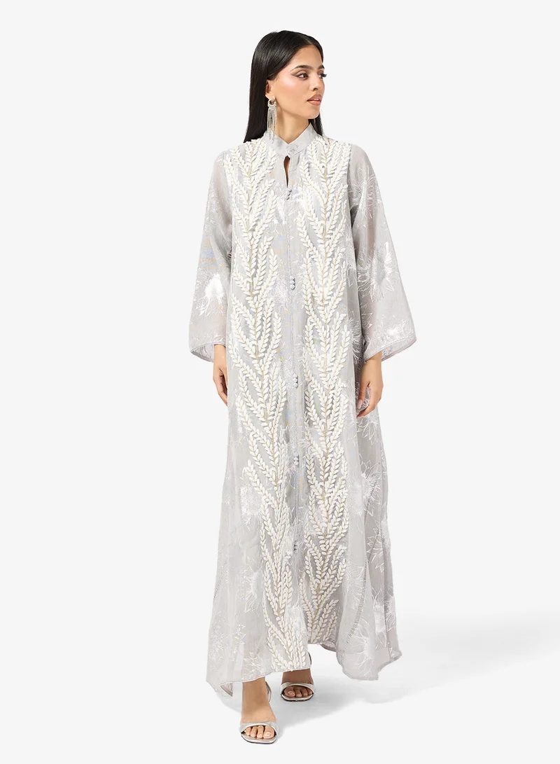 Khizana Embroidered Jalabiya