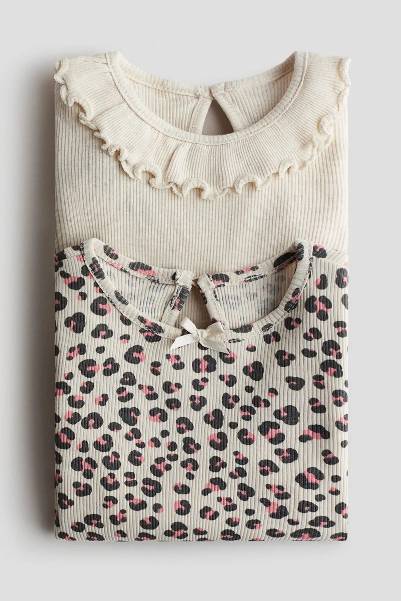 اتش اند ام بلوزات قطنية - عبوة من 2