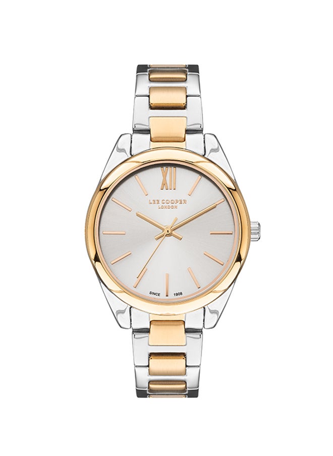 Lee Cooper - Lee Cooper Women's Quartz Movement Watch, Analog Display and Metal Strap - LC07450.230, Silver - Image 1