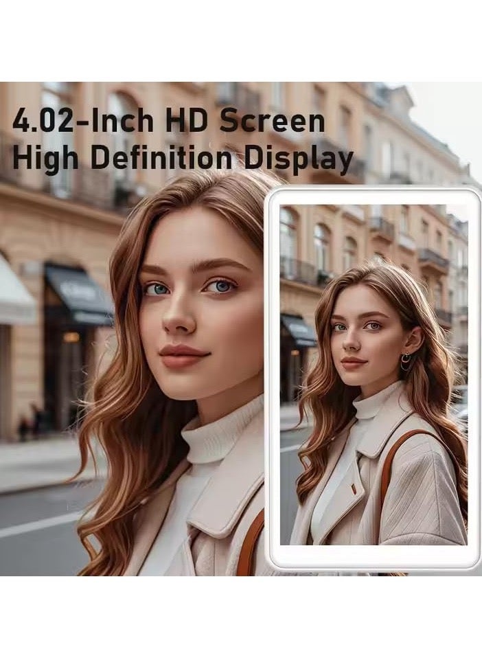 JAJEEK Vlog Selfie Monitor Screen for Phone, Rear Camera for Selfie Vlog Live Stream, Magnetic Mount Wireless Connection with Remote Control Compatible with iPhone - Image 2