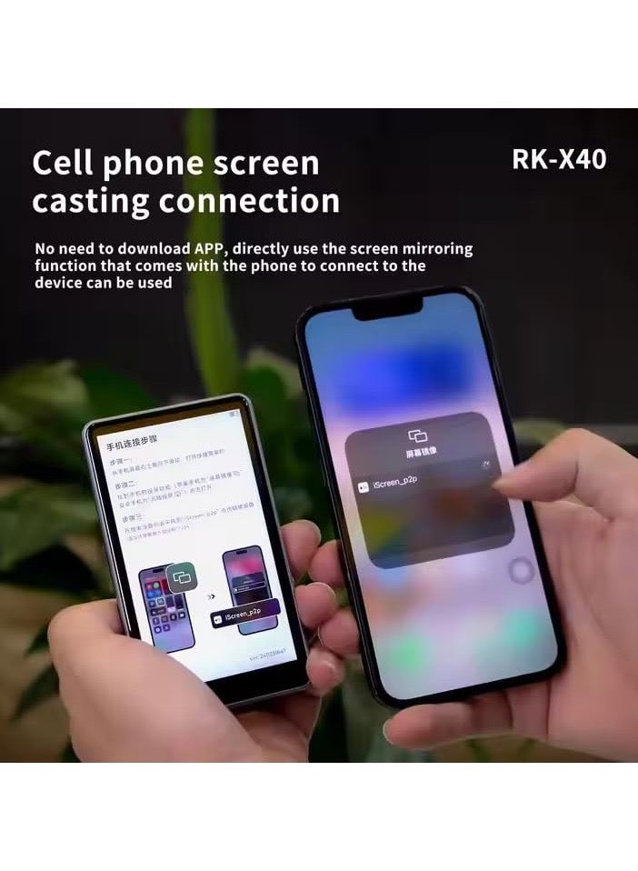 JAJEEK Vlog Selfie Monitor Screen for Phone, Rear Camera for Selfie Vlog Live Stream, Magnetic Mount Wireless Connection with Remote Control Compatible with iPhone - Image 3