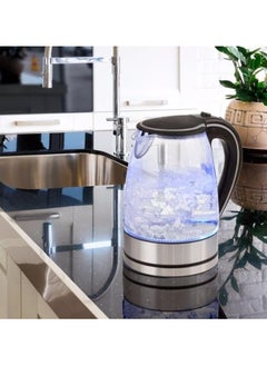 ماركة غير محددة غلاية كهربائية 1.8 لتر LED، غلاية كهربائية زجاجية من الفولاذ المقاوم للصدأ، إيقاف تلقائي، غلاية كهربائية محمولة مضادة للساخنة، غلاية منزلية  - Image 3