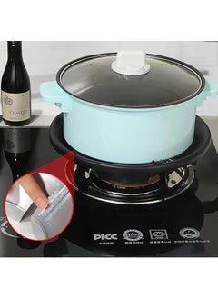 LIGHTNIING HAMMERZ LIGHTNIING HAMMERZ Black Gas Saver Burner Stand Gas Chula Burner Gas Saver Stand Jali Ring Fire Windproof Energy Saving Gas Chula Support Stand 4 Legs Supported For Indian Gas 07Mm Black 2  - Image 2
