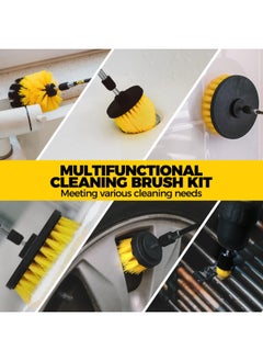 Generic Holikme  14Piece Drill Brush Attachments Set Scrub Pads And Sponge Power Scrubber Brush With Extend Long Attachment All Purpose Clean For Grout Tiles Sinks Bathtub Bathroom Kitchen And Automobile  - Image 2