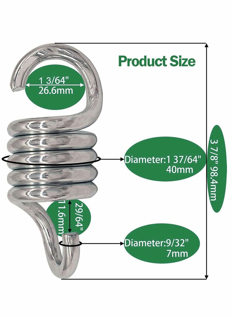 Y&D Porch Swing Spring, Heavy Duty Hammock-Chair Spring 500kg Weight Capacity Ceiling Mount  - Image 5
