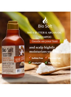 Bio Soft Bio Soft Moisture Hair Care Whit Shea Butter & Argan Oil Shampoo -490 ML  - Image 2