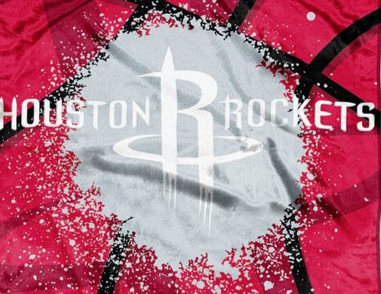 Northwest NBA Houston Rockets Unisex-Adult Raschel Throw Blanket, 60" x 80", Shadow Play - Image 5