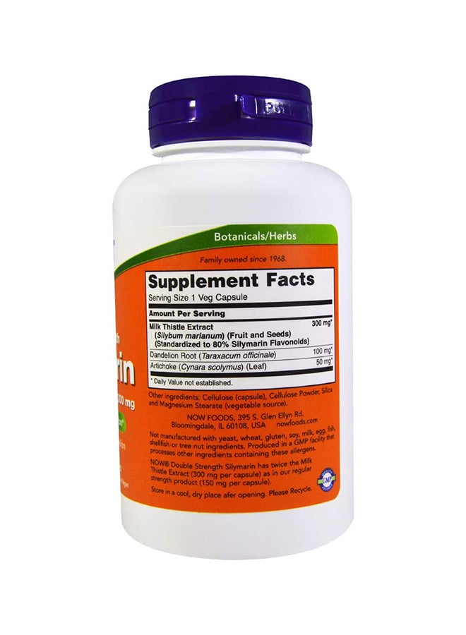 ناو فودز خلاصة حليب الشوك سيليمارين 300 ملجم من 100 كبسولة نباتية - Image 2