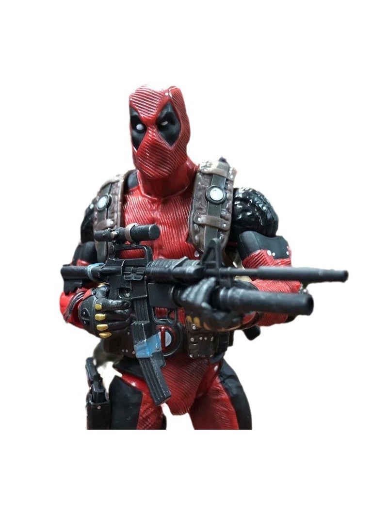 عام أعجوبة NECA ديدبول ، المنتقمون X-Men DP 7 بوصة محاصر دمية فائقة الحركة ، نموذج الشكل - Image 5