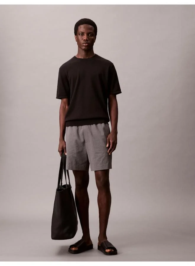 CALVIN KLEIN Seersucker Pull On Shorts