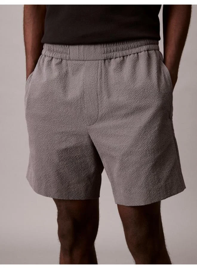 CALVIN KLEIN Seersucker Pull On Shorts