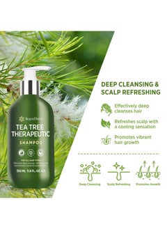 Roycederm Roycederm Tea Tree Antifungal Shampoo: Folliculitis Shampoo for Dry Scalp, Dandruff, and Itchy Scalp - Medicated Clarifying shampoo with Tea Tree Oil, Paraben & Sulfate Free  - Image 2