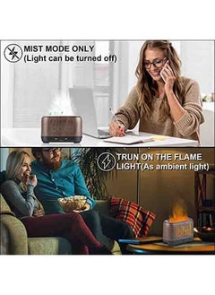 Mi VAZA Essential Oil Diffuser with Flame Light, Upgraded Super Quiet Humidifiers with 3 Mist Mode 4 Timer Waterless Auto Shut-Off for Home Office  - Image 4