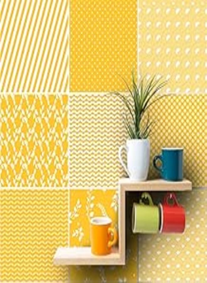 Decorative vinyl wall tiles - Fukuoka (30Pcs 10x10cm per piece)