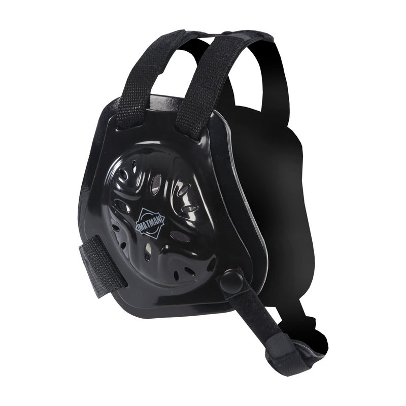 Matman Wrestling Headgear Adult Men Women Ear Guard Bjj Triforce Grappling Head Guard (Black) - Image 1