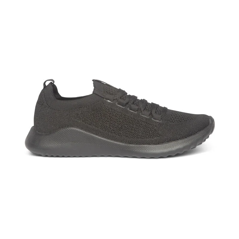 aetrex Carly Arch Support Sneakers Black