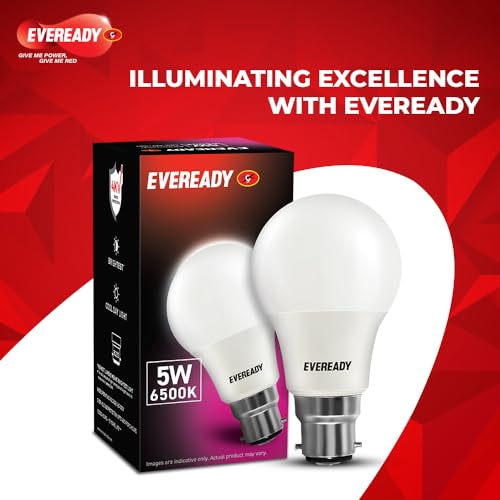 Eveready 5WPK10 Base B22 5-Watt LED Bulb (Cool Day Light) - Pack of 10 - Image 2
