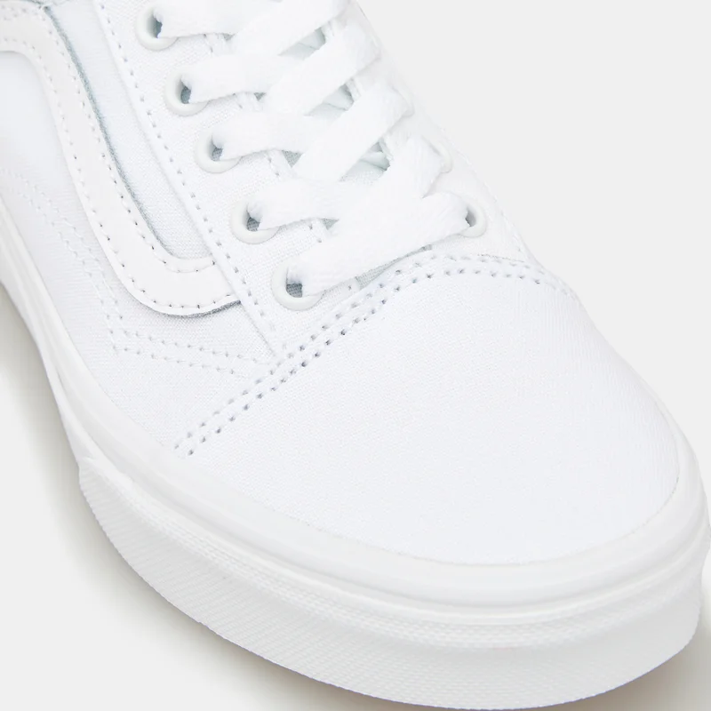 Vans White Kids' Youth Old Skool Unisex Shoe for Men | Best Price UAE