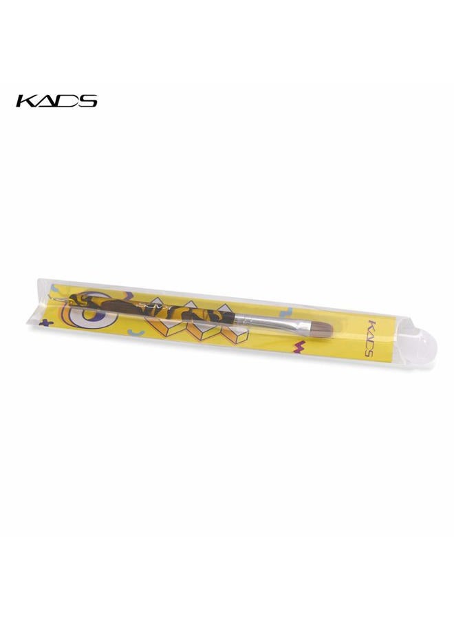 KADS Kolinsky Sable Brush 2 Way Acrylic Professional French Manicure Clean-up Brush Nail Art Brush Bend Nail Dotting Pen - Image 5