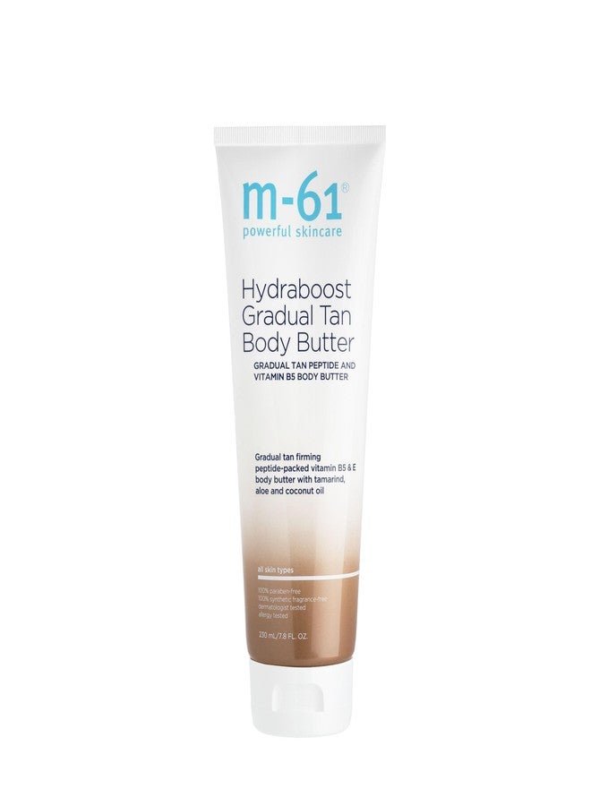 m-61 Hydraboost Gradual Tan Body Butter | Unscented, Hydrating, Firming Body Lotion for a Streak-Free, Self-Tan Glow | Vitamin E, Aloe, & Coconut Oil | Made In Italy - 7.8 Fl Oz - Image 1